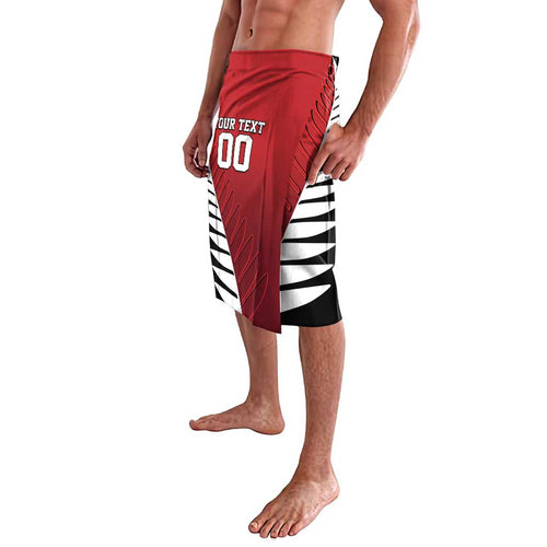 Custom British Lions New Zealand Lavalava Half Black Fern