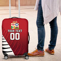 Custom British Lions New Zealand Luggage Cover Half Black Fern