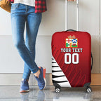 Custom British Lions New Zealand Luggage Cover Half Black Fern