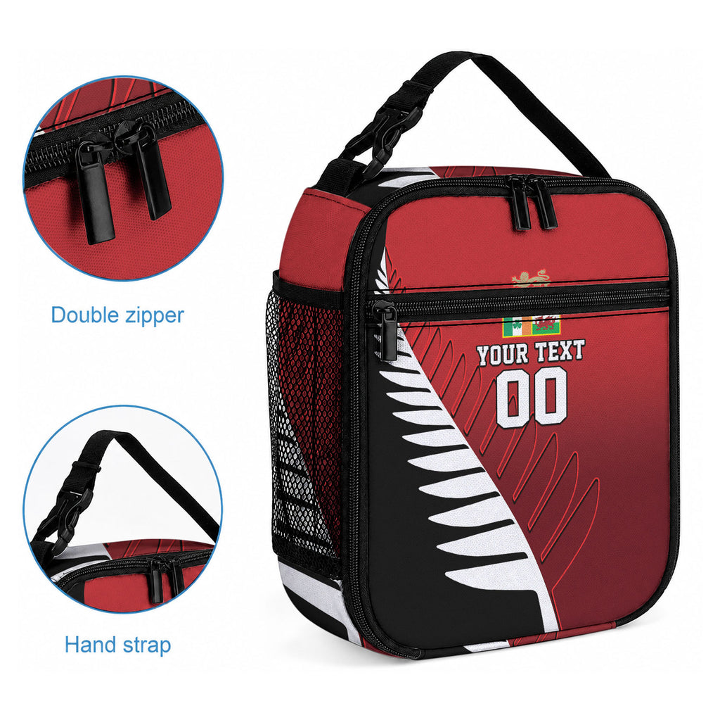 Custom British Lions New Zealand Lunch Bag Half Black Fern