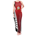 Custom British Lions New Zealand Tank Maxi Dress Half Black Fern