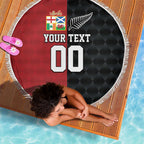 Custom British Lions New Zealand Beach Blanket Sporty Style