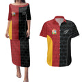 Custom British Lions New Zealand Couples Matching Puletasi and Hawaiian Shirt Sporty Style