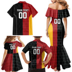 Custom British Lions New Zealand Family Matching Mermaid Dress and Hawaiian Shirt Sporty Style