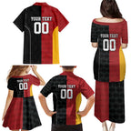 Custom British Lions New Zealand Family Matching Puletasi and Hawaiian Shirt Sporty Style