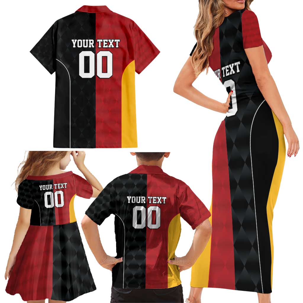 Custom British Lions New Zealand Family Matching Short Sleeve Bodycon Dress and Hawaiian Shirt Sporty Style