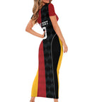 Custom British Lions New Zealand Short Sleeve Bodycon Dress Sporty Style