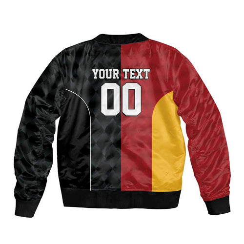 Custom British Lions New Zealand Sleeve Zip Bomber Jacket Sporty Style