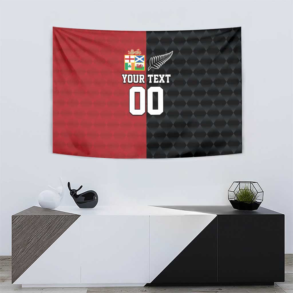 Custom British Lions New Zealand Tapestry Sporty Style
