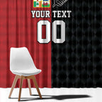 Custom British Lions New Zealand Window Curtain Sporty Style