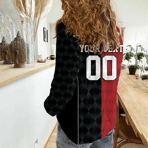Custom British Lions New Zealand Women Casual Shirt Sporty Style