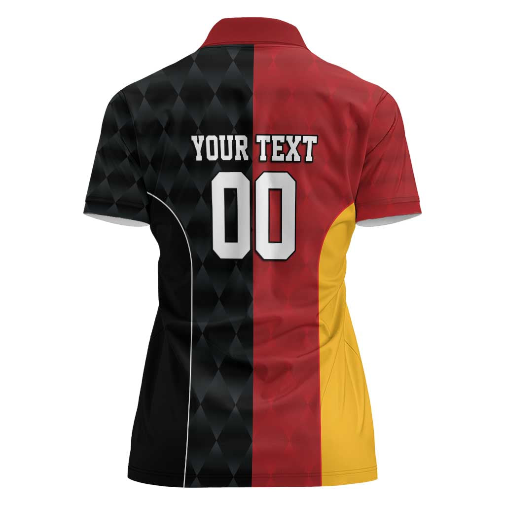 Custom British Lions New Zealand Women Polo Shirt Sporty Style
