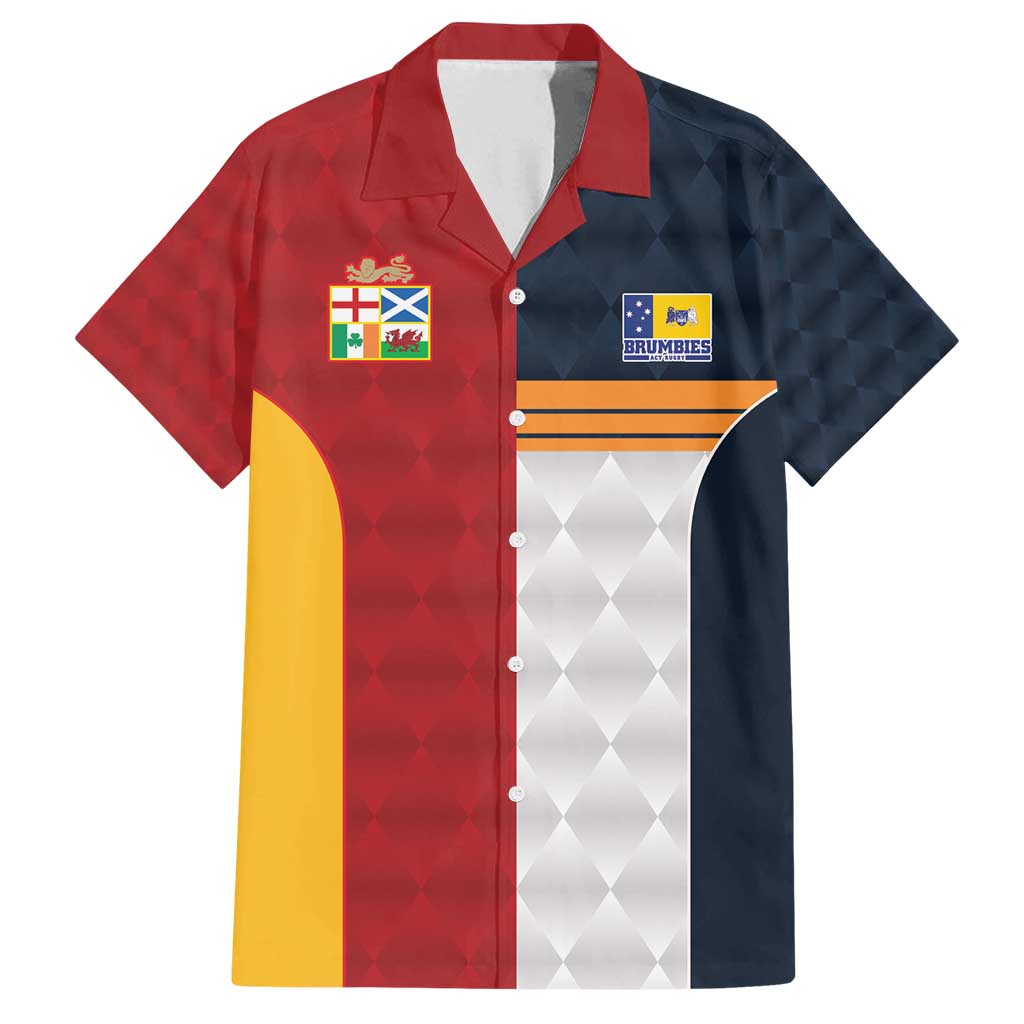 Custom British Lions Australia ACT Family Matching Tank Maxi Dress and Hawaiian Shirt Sporty Style