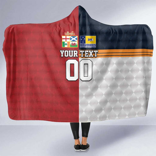 Custom British Lions Australia ACT Hooded Blanket Sporty Style