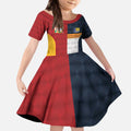 Custom British Lions Australia ACT Kid Short Sleeve Dress Sporty Style