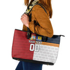 Custom British Lions Australia ACT Leather Tote Bag Sporty Style