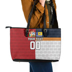 Custom British Lions Australia ACT Leather Tote Bag Sporty Style
