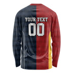Custom British Lions Australia ACT Long Sleeve Shirt Sporty Style
