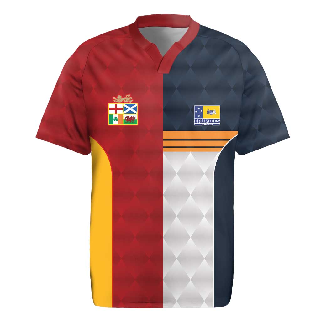 Custom British Lions Australia ACT Rugby Jersey Sporty Style