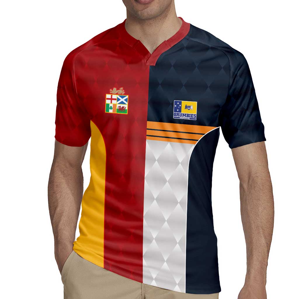 Custom British Lions Australia ACT Rugby Jersey Sporty Style