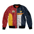 Custom British Lions Australia ACT Sleeve Zip Bomber Jacket Sporty Style