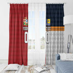 Custom British Lions Australia ACT Window Curtain Sporty Style