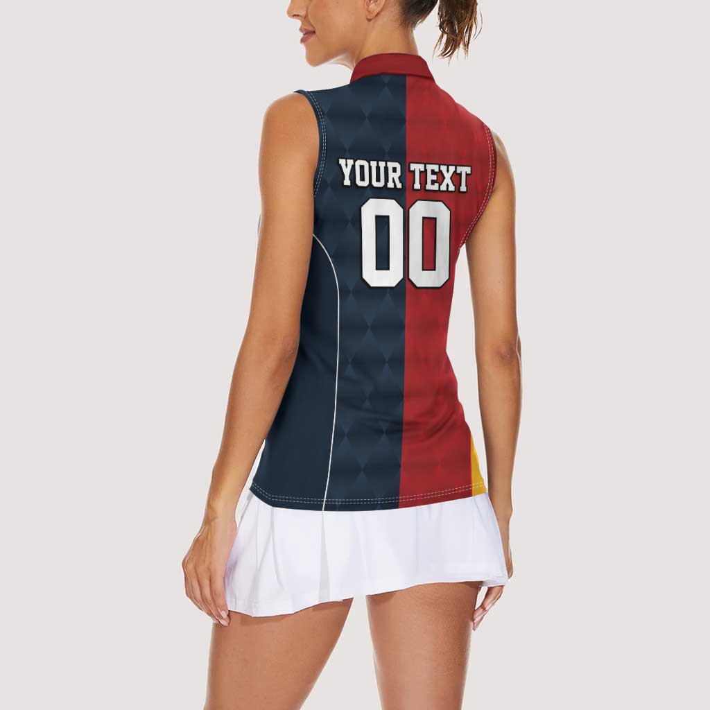 Custom British Lions Australia ACT Women Sleeveless Polo Shirt Sporty Style