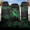 Green Kangaroo Ribbon Aboriginal Personalised Back Car Seat Cover Depression Awareness