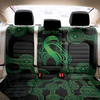 Green Kangaroo Ribbon Aboriginal Personalised Back Car Seat Cover Depression Awareness