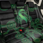 Green Kangaroo Ribbon Aboriginal Personalised Back Car Seat Cover Depression Awareness