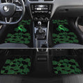 Green Kangaroo Ribbon Aboriginal Personalised Car Mats Depression Awareness