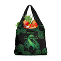Green Kangaroo Ribbon Aboriginal Personalised Grocery Bag Depression Awareness