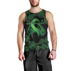 Green Kangaroo Ribbon Aboriginal Personalised Men Tank Top Depression Awareness