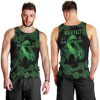 Green Kangaroo Ribbon Aboriginal Personalised Men Tank Top Depression Awareness