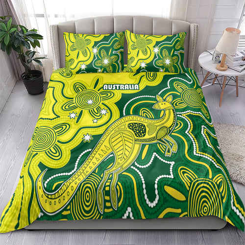 australia-cricket-bedding-set-go-aussie-world-cup-2023-aboriginal-style-unique