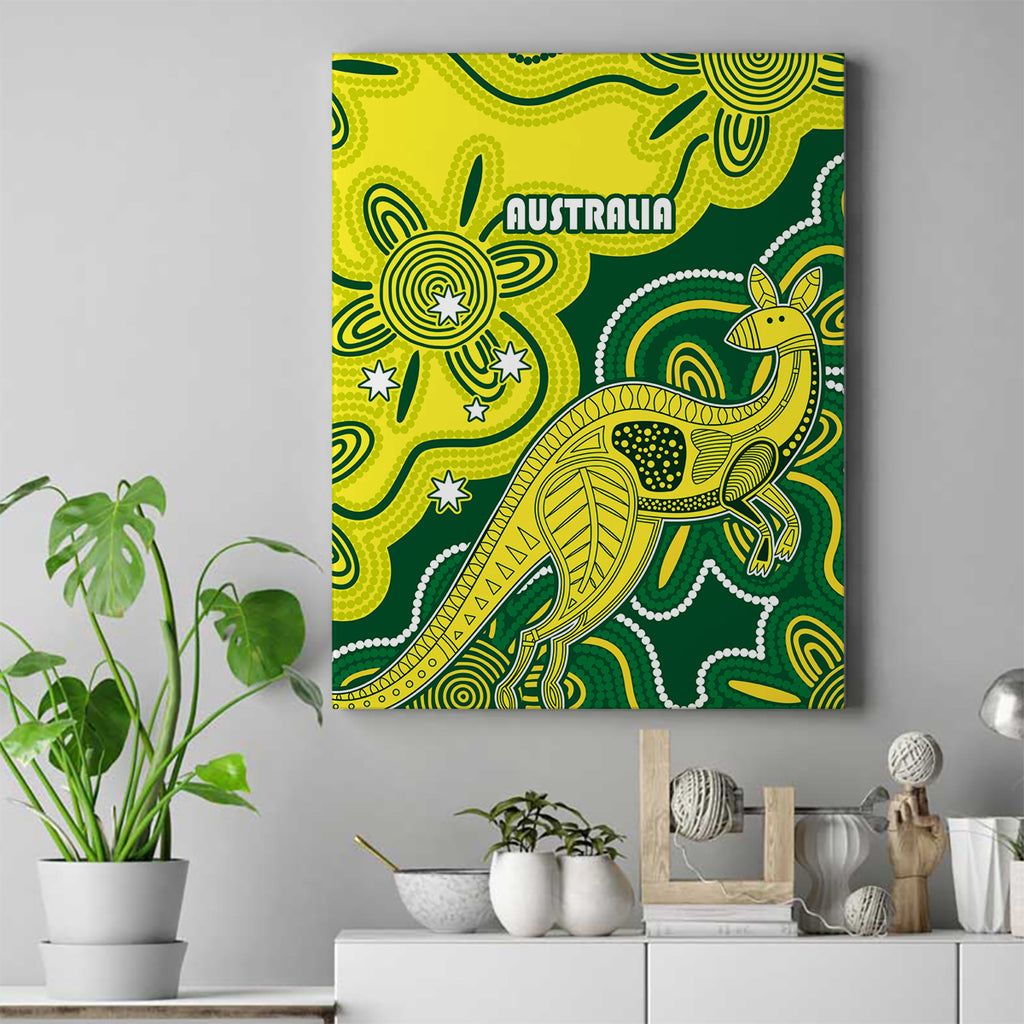 australia-cricket-canvas-wall-art-go-aussie-world-cup-2023-aboriginal-style-unique