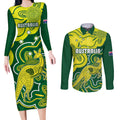 australia-cricket-couples-matching-long-sleeve-bodycon-dress-and-long-sleeve-button-shirts-go-aussie-world-cup-2023-aboriginal-style-unique