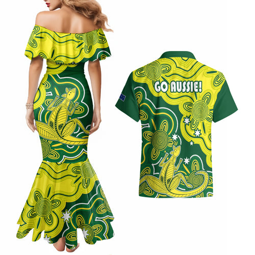australia-cricket-couples-matching-mermaid-dress-and-hawaiian-shirt-go-aussie-world-cup-2023-aboriginal-style-unique