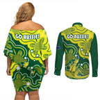 australia-cricket-couples-matching-off-shoulder-short-dress-and-long-sleeve-button-shirts-go-aussie-world-cup-2023-aboriginal-style-unique
