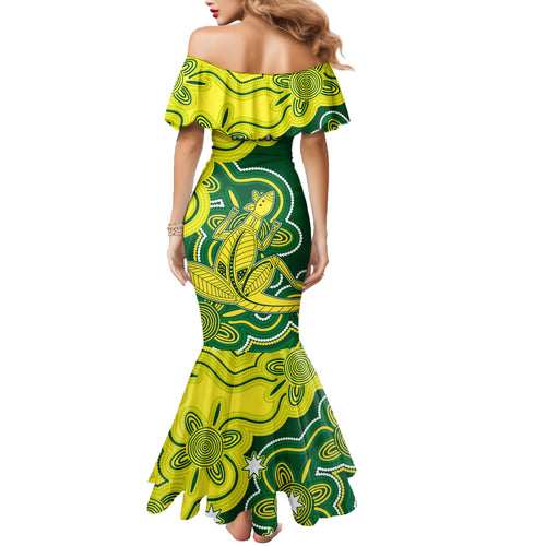 australia-cricket-family-matching-mermaid-dress-and-hawaiian-shirt-go-aussie-world-cup-2023-aboriginal-style-unique