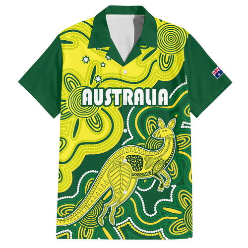 australia-cricket-family-matching-short-sleeve-bodycon-dress-and-hawaiian-shirt-go-aussie-world-cup-2023-aboriginal-style-unique