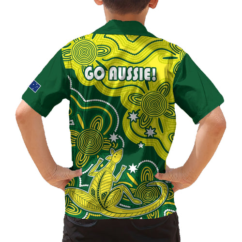 australia-cricket-kid-hawaiian-shirt-go-aussie-world-cup-2023-aboriginal-style-unique