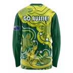 australia-cricket-long-sleeve-shirt-go-aussie-world-cup-2023-aboriginal-style-unique