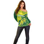 australia-cricket-off-shoulder-sweater-go-aussie-world-cup-2023-aboriginal-style-unique