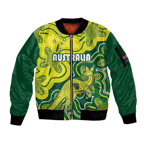australia-cricket-sleeve-zip-bomber-jacket-go-aussie-world-cup-2023-aboriginal-style-unique