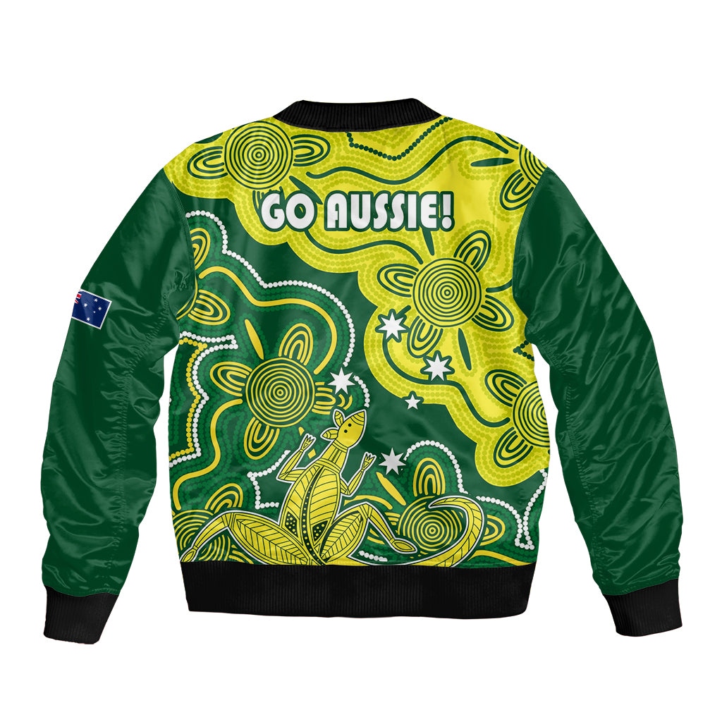 australia-cricket-sleeve-zip-bomber-jacket-go-aussie-world-cup-2023-aboriginal-style-unique