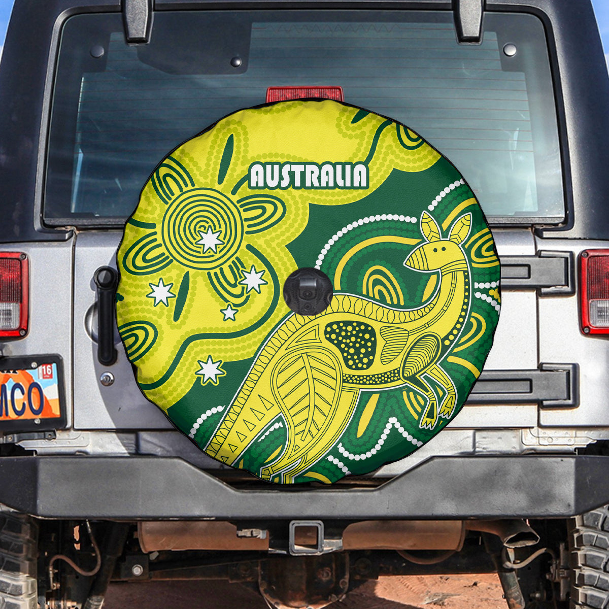 australia-cricket-spare-tire-cover-go-aussie-world-cup-2023-aboriginal-style-unique