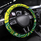 Australia Cricket Steering Wheel Cover Go Aussie World Cup 2023 Aboriginal Style Unique