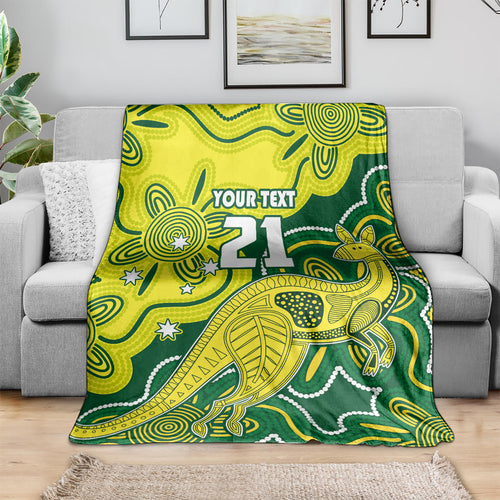 custom-australia-cricket-blanket-go-aussie-world-cup-2023-aboriginal-style-unique