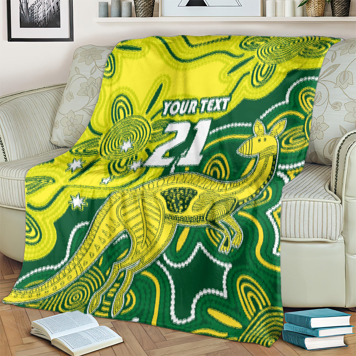 custom-australia-cricket-blanket-go-aussie-world-cup-2023-aboriginal-style-unique
